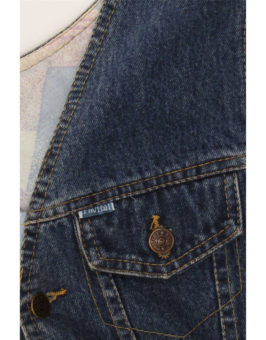 Gilet en jean Protest pour femme UK 12 Bleu moyen