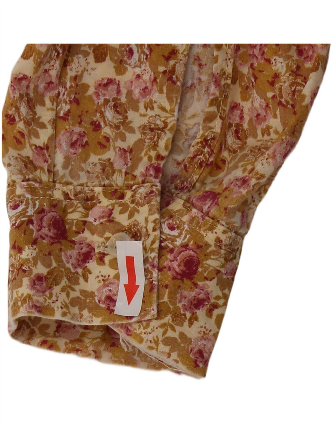 vintage Chemise Homme Vert Moyen Floral
