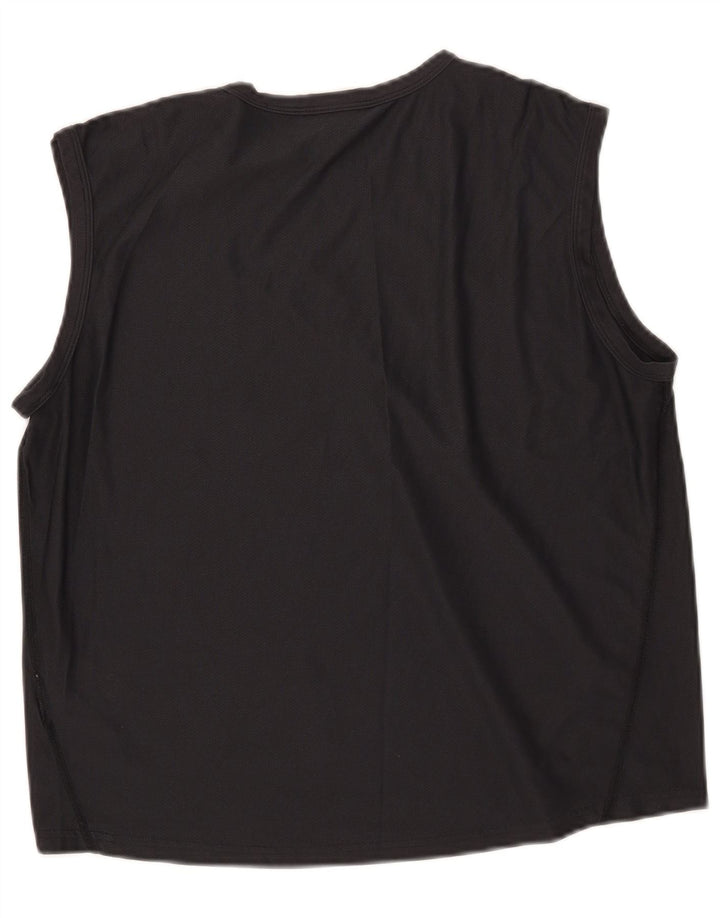 Nike Hommes Débardeur UK 39/41 Moyen Noir Polyester