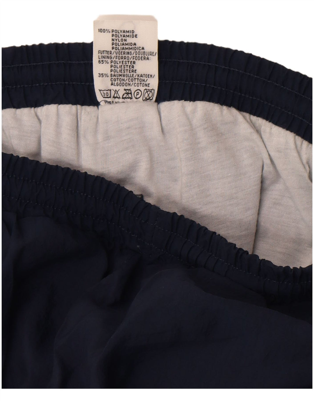 C&A Pantalon de Survêtement Joggers Large Navy Blue Colourblock Polyamide Homme