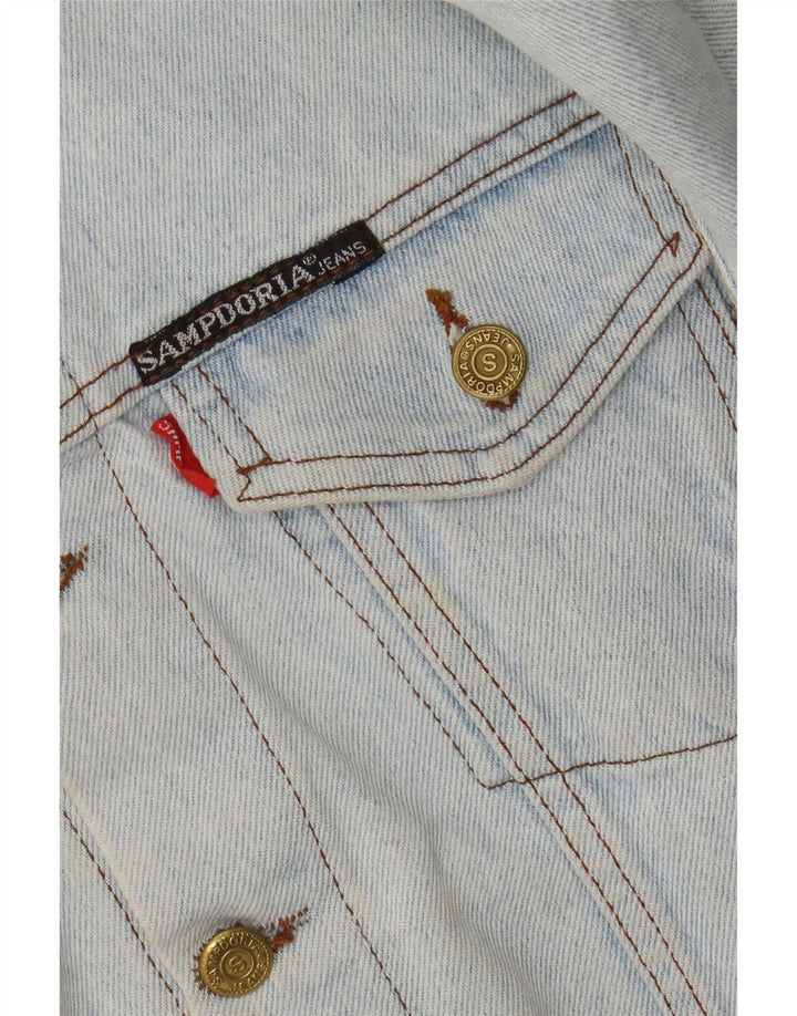 Veste en Jean Vintage Garçon 11-12 Ans Bleu