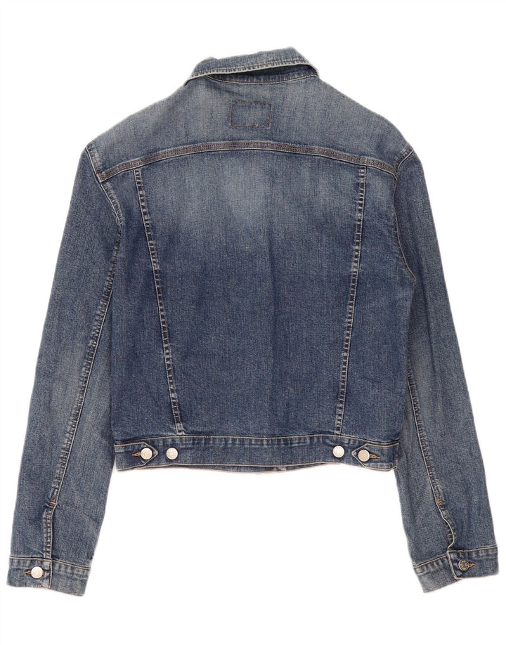 RIFLE Veste en Jean Court Fille 15-16 Ans 2XL Bleu Coton