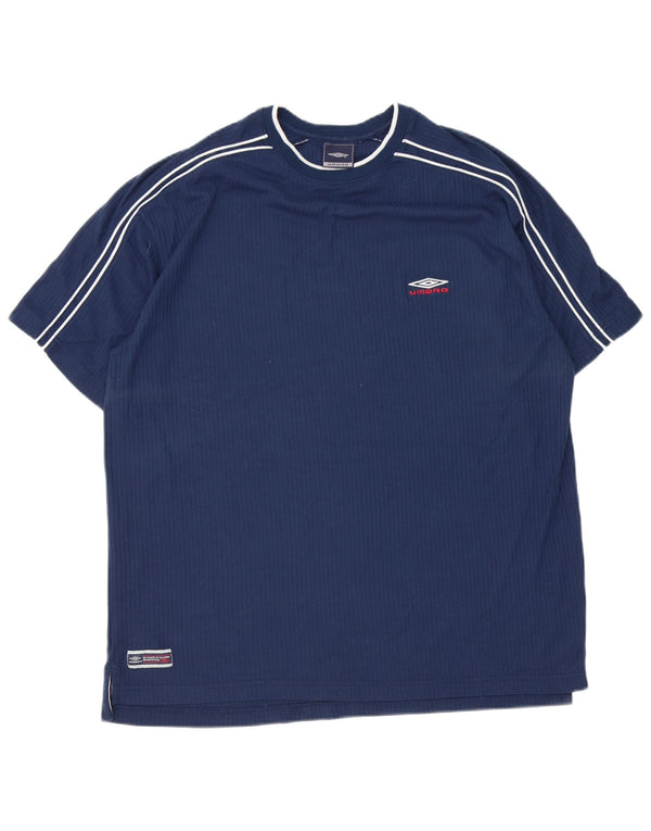 Umbro T-Shirt Homme Top XL Bleu Marine Polyester