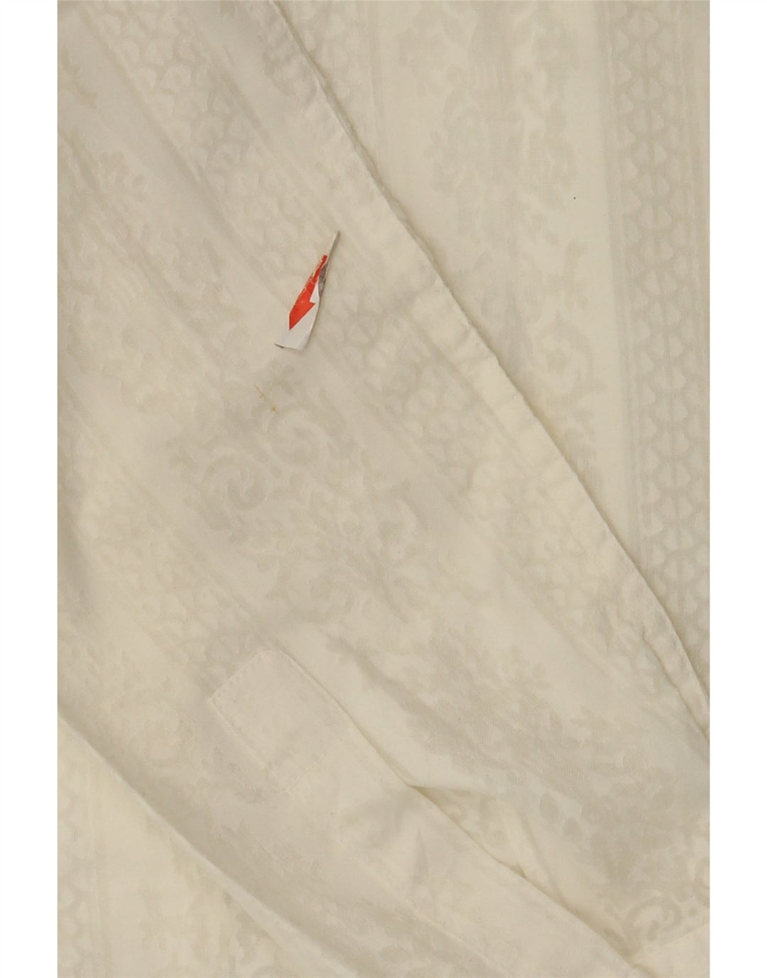 Chemise femme vintage UK 12 Medium White Paisley