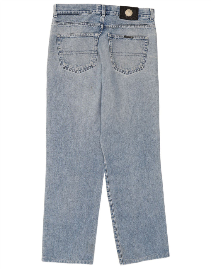 Trussardi Jean Droit W33 L29 Bleu Coton Homme