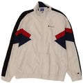 CHAMPION Veste de Survêtement Graphique Homme XL Blanc Colorblock Polyamide
