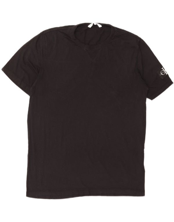 Calvin Klein Jeans Mens T-Shirt Top 2XL Black Cotton