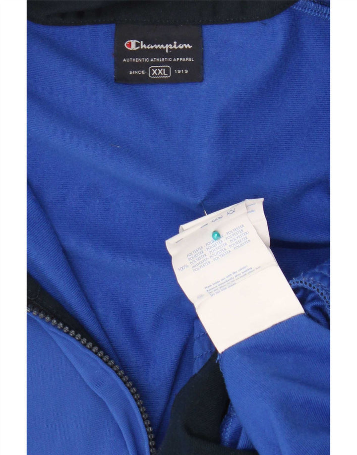 Champion Veste de survêtement pour homme 2XL Bleu Polyester