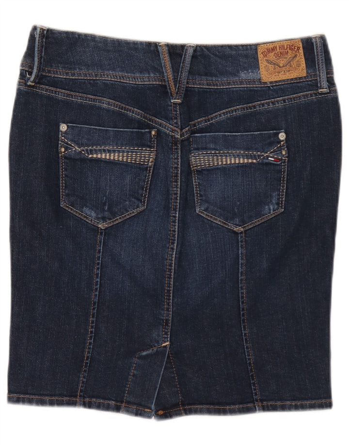 Tommy Hilfiger Femme Jupe En Jean Petit W27 Bleu Coton