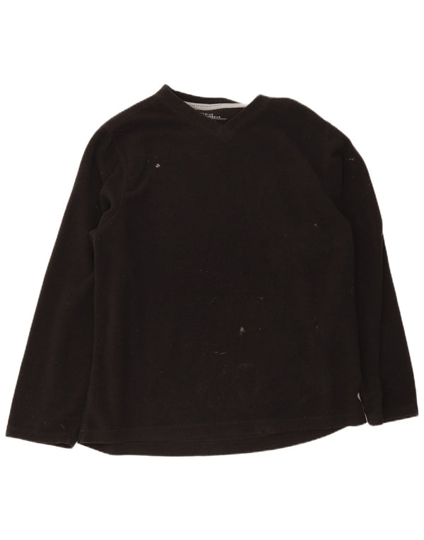 Marks & Spencer Pull polaire pour homme Large Noir Polyester