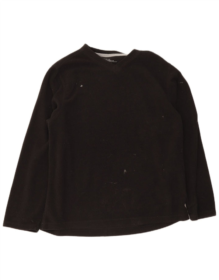 Marks & Spencer Pull polaire pour homme Large Noir Polyester
