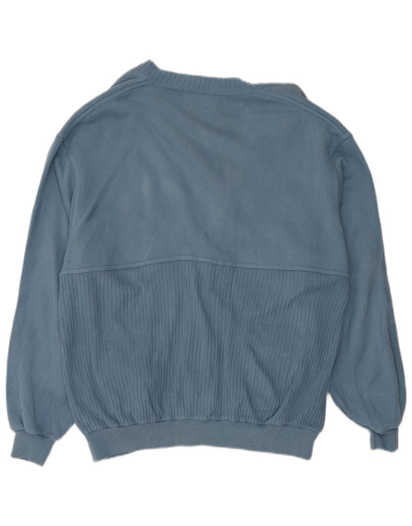 Gymnasium Cardigan coupe ample pour homme Bleu moyen Acrylique