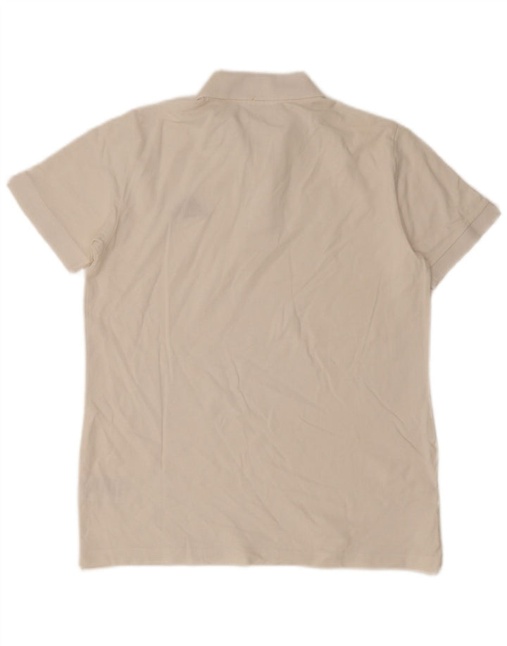 Kappa Polo Homme Blanc Moyen Coton