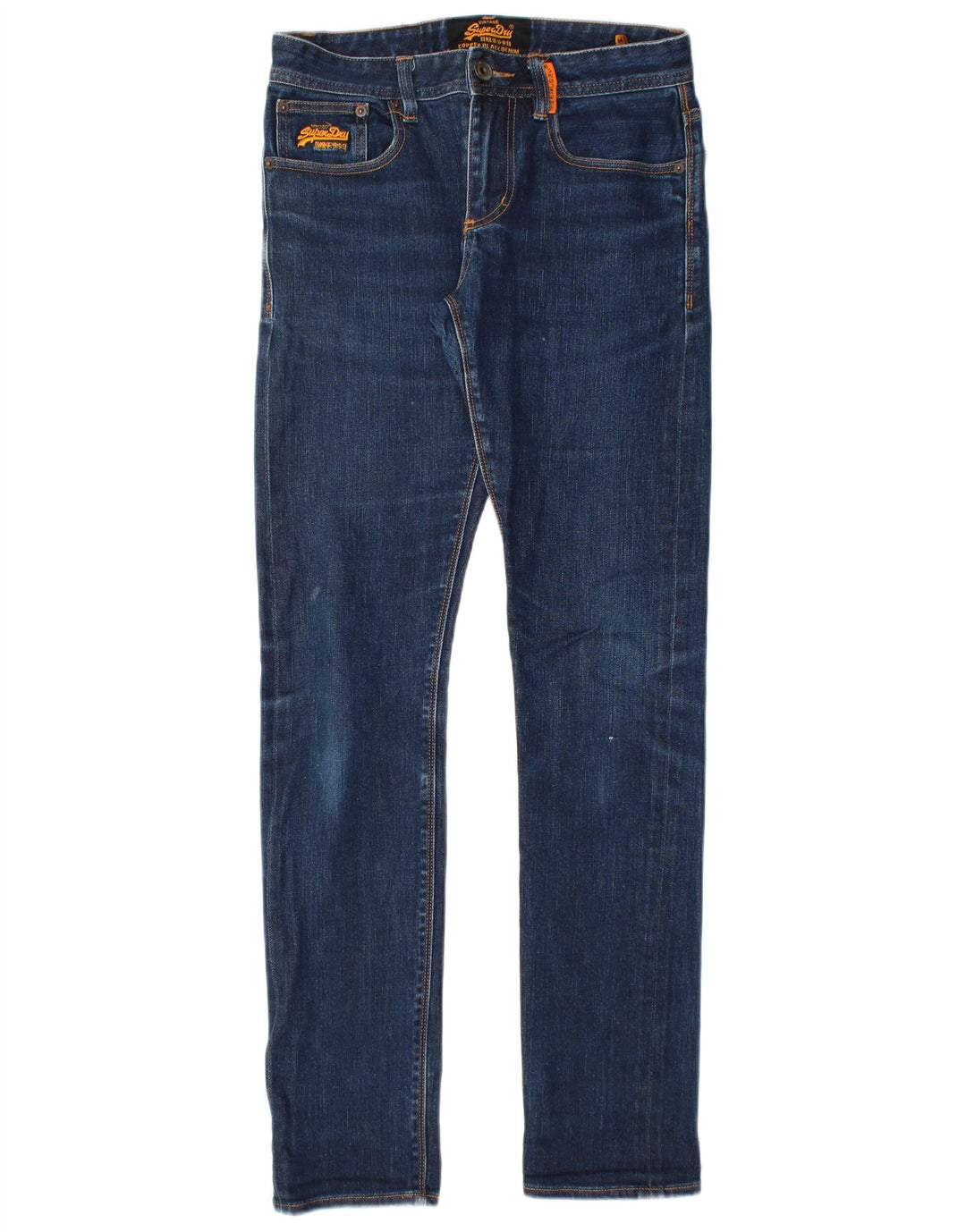 Superdry Jean Slim W28 L32 Bleu Coton Homme