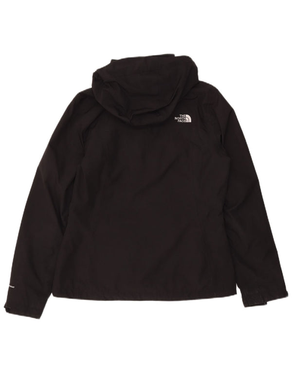 The North Face Veste de pluie à capuche pour femme UK 14 Medium Noir Polyester