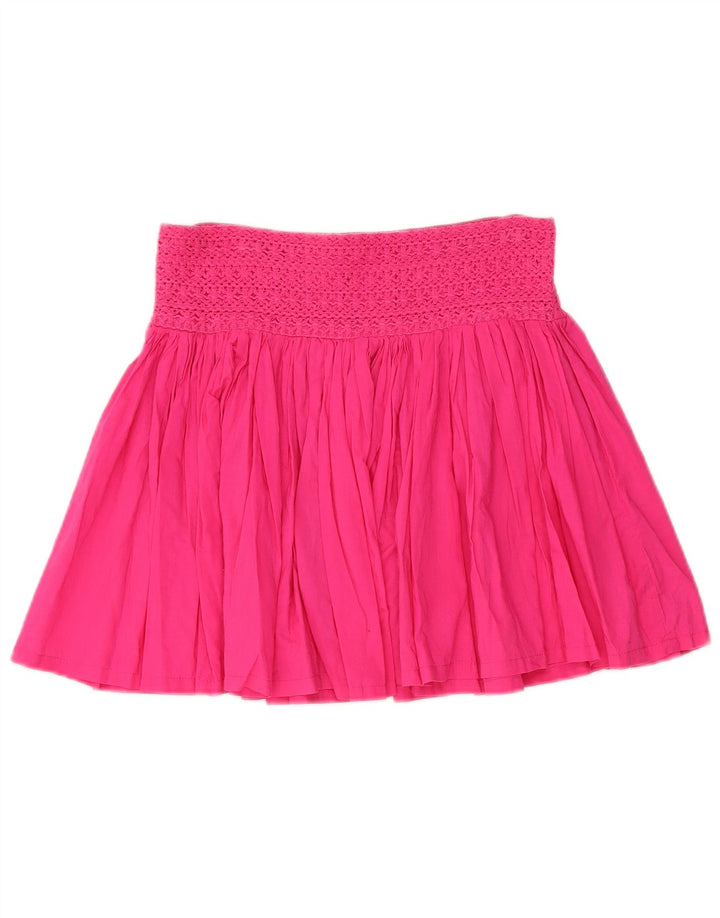 Marks & Spencer Mini-jupe plissée W28 femme rose moyen