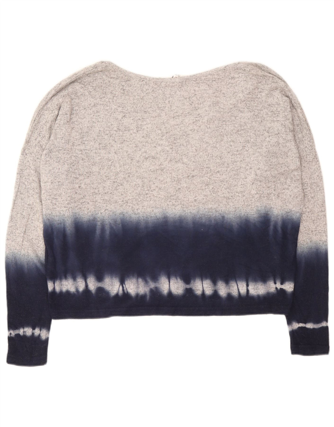Roxy Haut surdimensionné à manches longues pour femme UK 10 Petit Gris Tie Dye Viscose