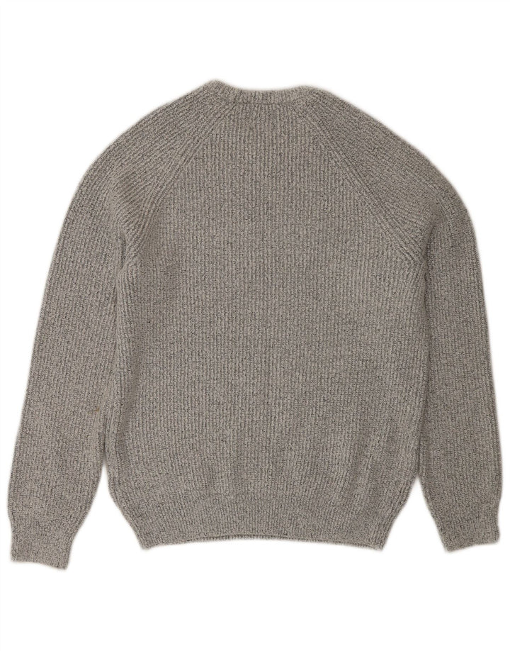 Marks & Spencer Pull à col rond pour femme UK 12 Gris moyen moucheté