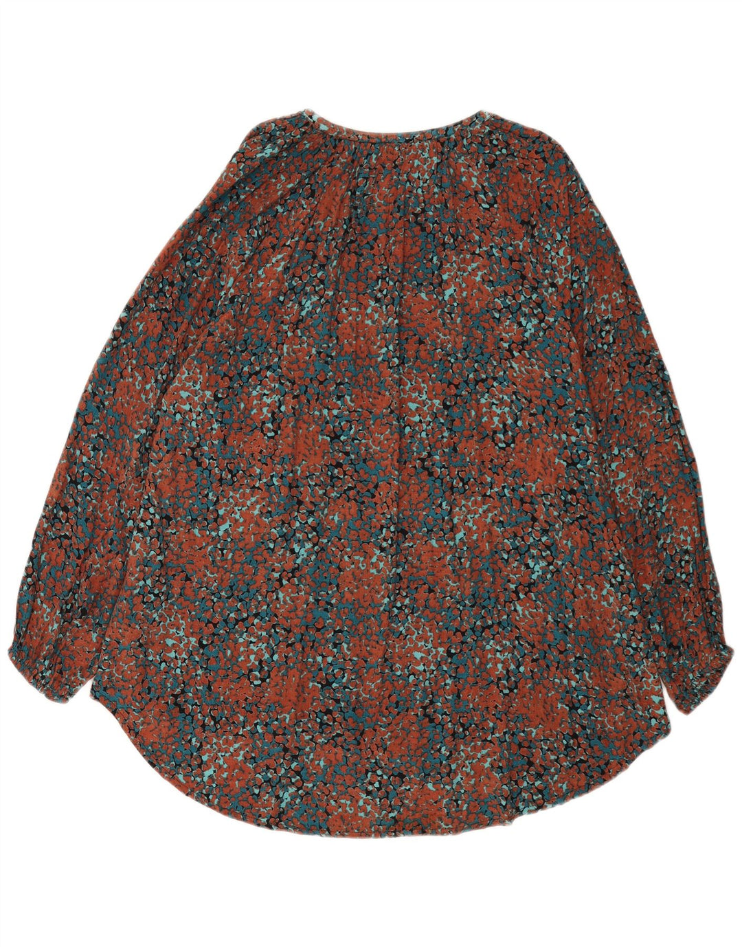 Fat Face Tunique à manches longues pour femme UK 44 Large Multicolore Moucheté