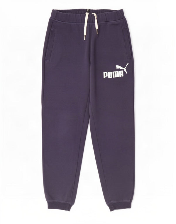Puma Pantalon de Survêtement Graphique Garçon 11-12 ans Bleu Marine Coton