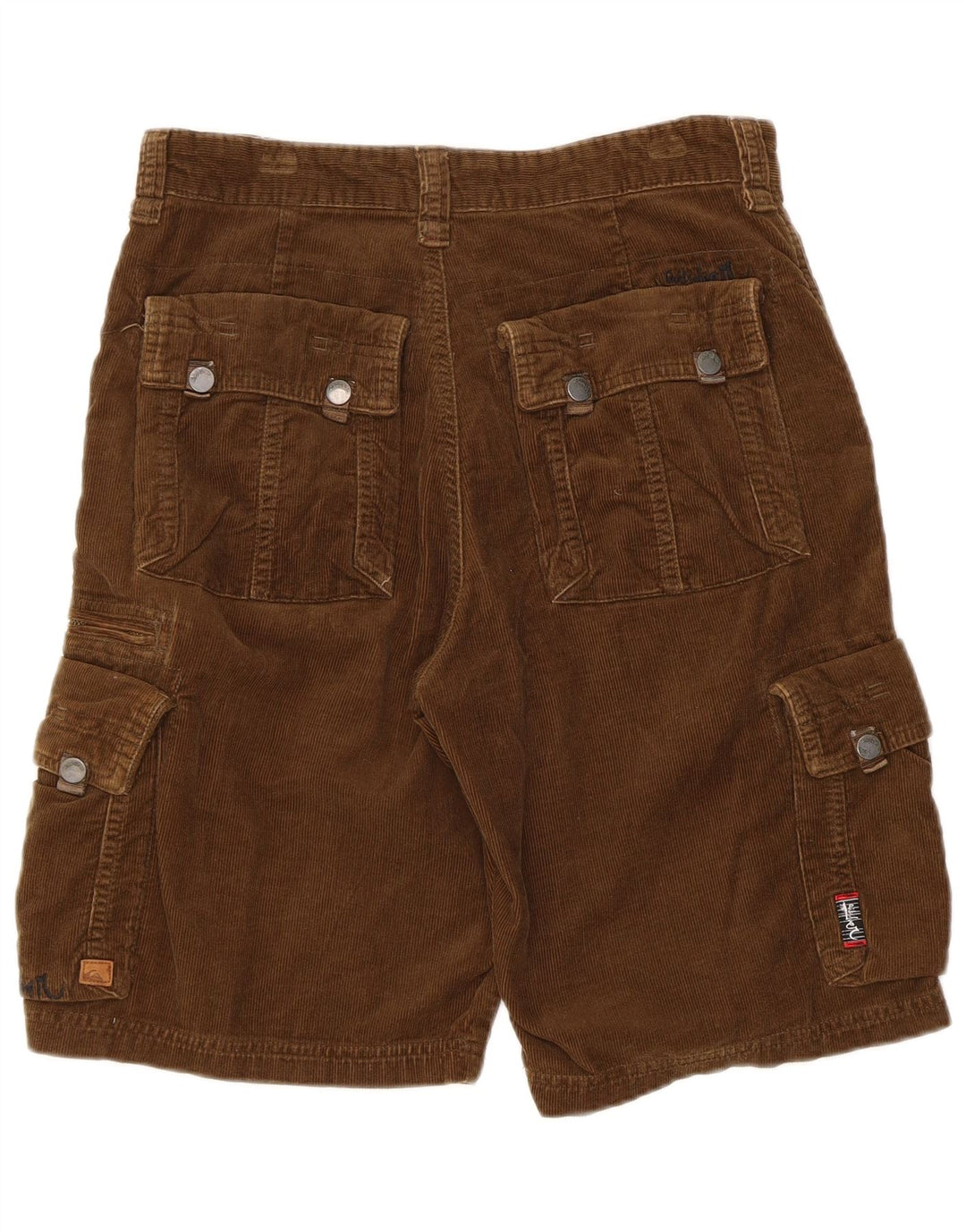 QUIKSILVER Short cargo en velours côtelé pour homme XS W30 en coton marron