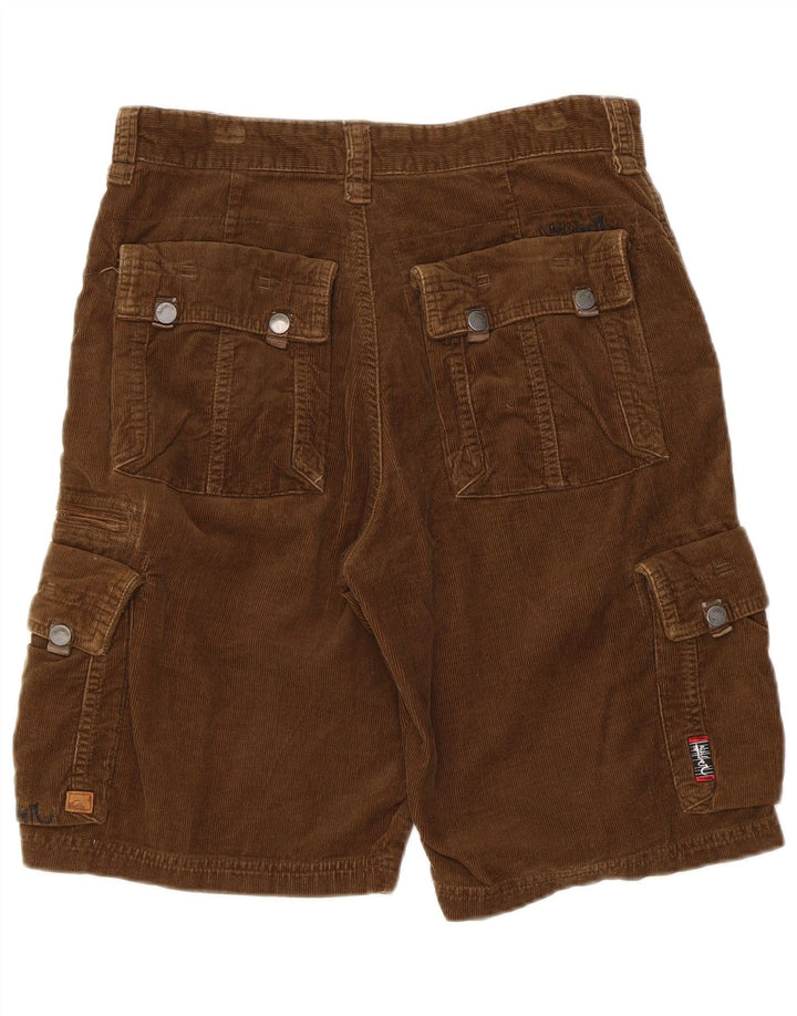 QUIKSILVER Short cargo en velours côtelé pour homme XS W30 en coton marron