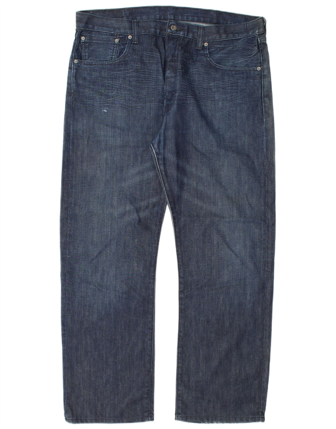Levi's Jean Droit 501 Homme Bleu Marine W38 L30 Coton