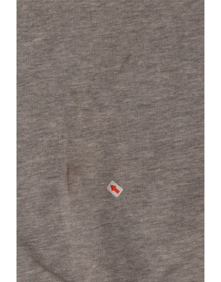 New Balance Sweat-shirt graphique pour homme en coton gris petit