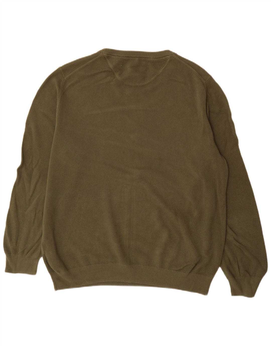Gant Pull à col rond pour homme 2XL en coton kaki