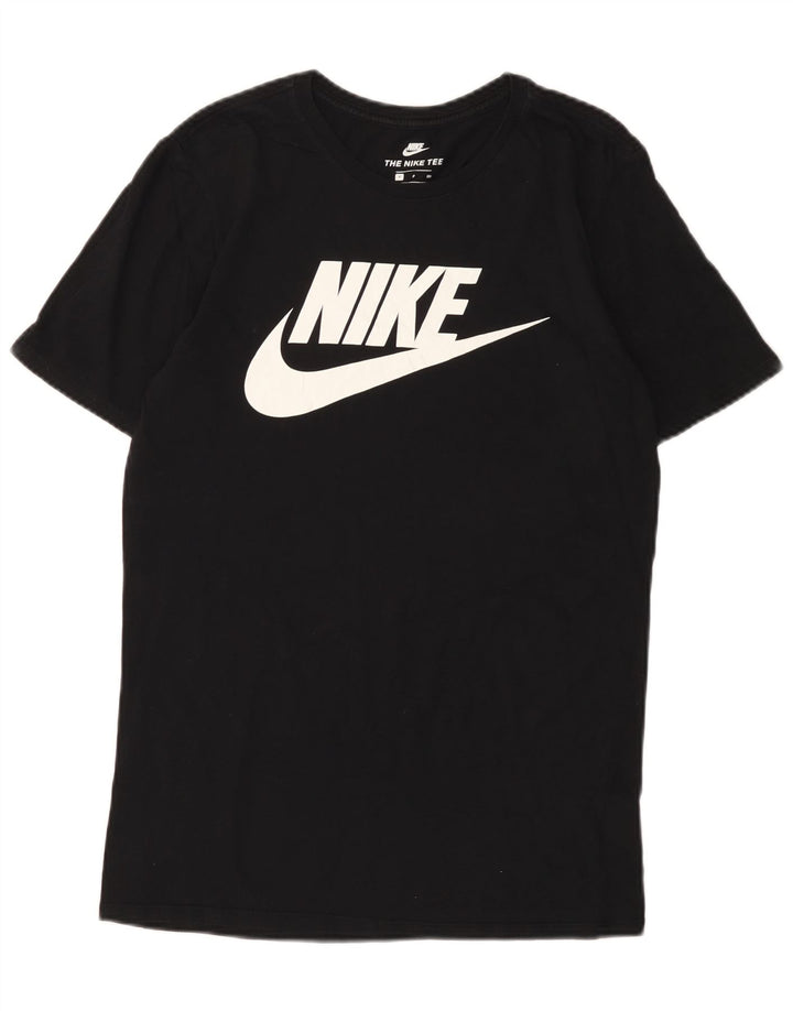 Nike T-shirt graphique pour homme en coton noir Taille S
