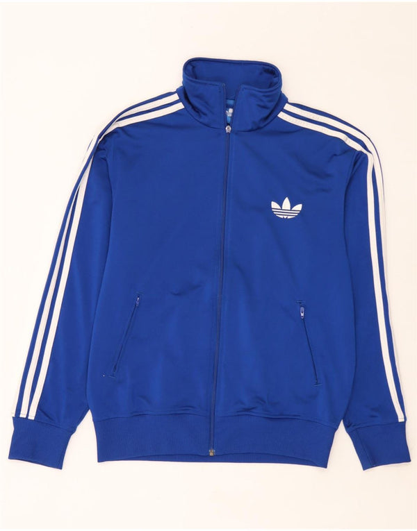 Adidas Veste de survêtement pour homme Bleu moyen Polyester