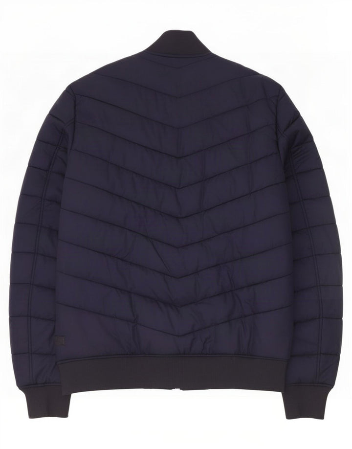 G-Star Veste matelassée pour homme UK 36 Small Bleu Marine Polyamide