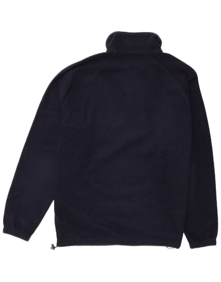 Kappa Pull Polaire Col Zippé Homme Bleu Marine Moyen Polyester