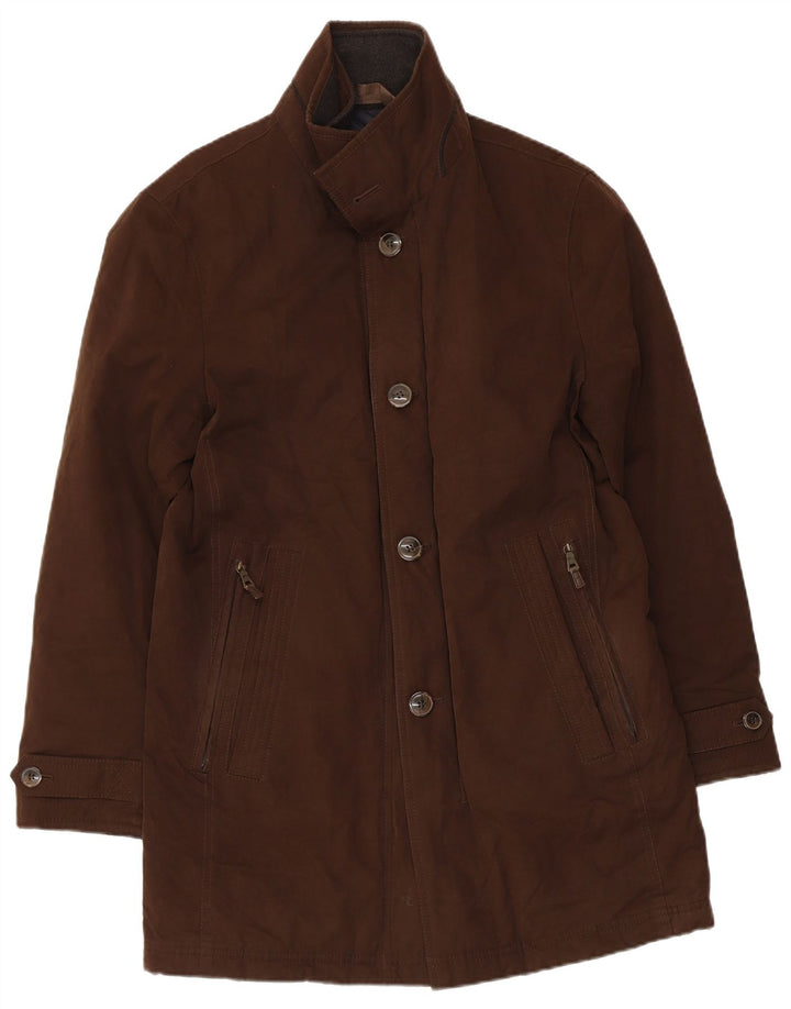 Marks & Spencer Manteau rembourré pour homme UK 36 Petit coton marron