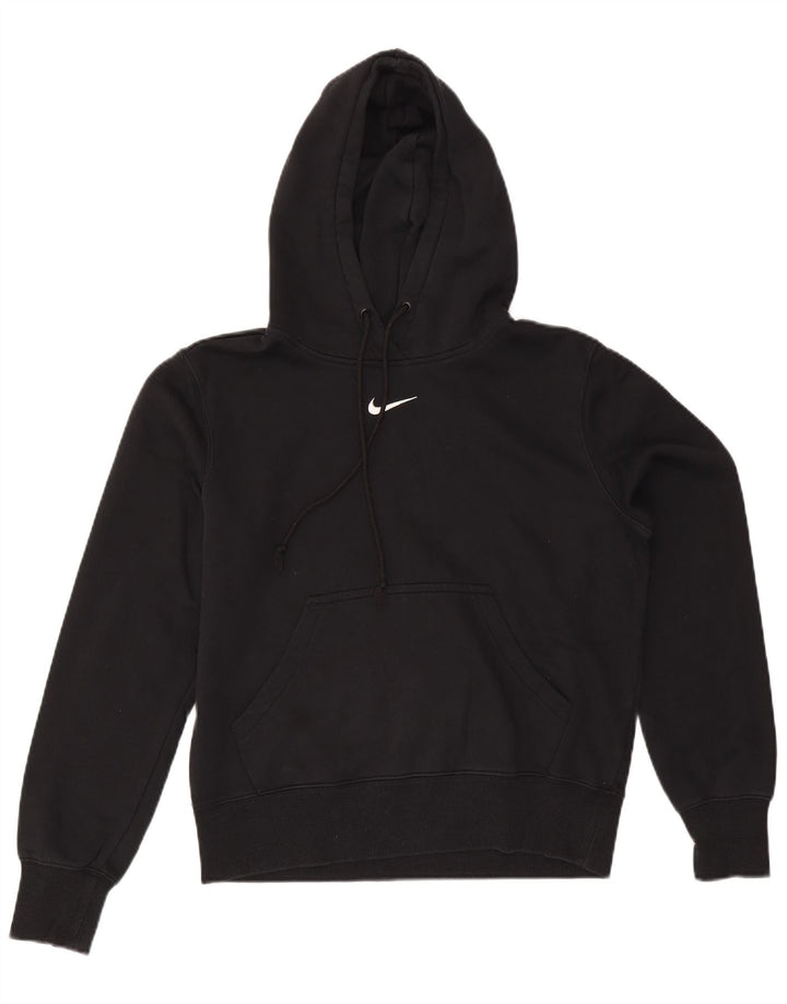 Nike Pull à capuche pour homme en coton noir moyen