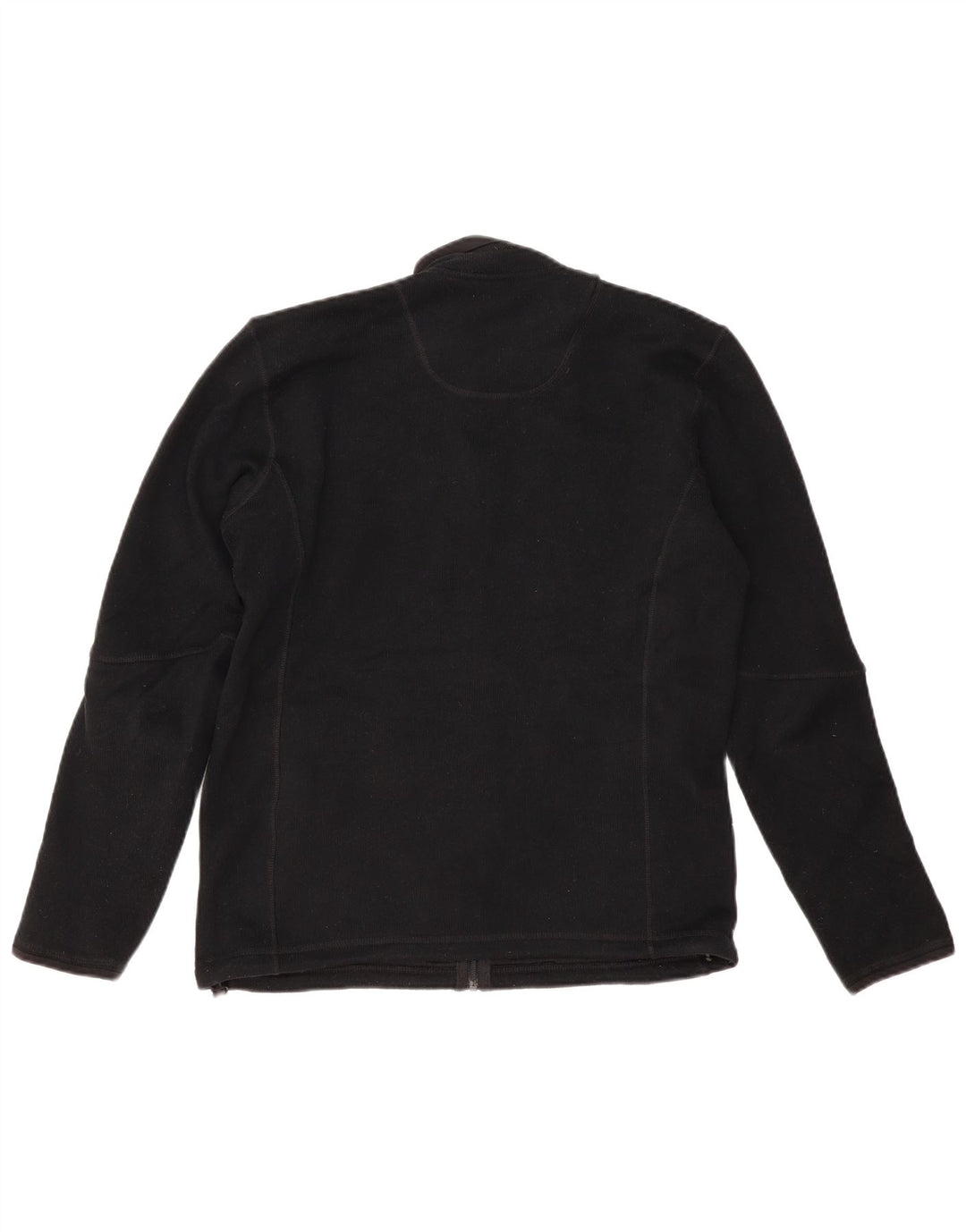 MARKS & SPENCER Veste polaire surdimensionnée pour femme UK 10 Small Noir Polyester