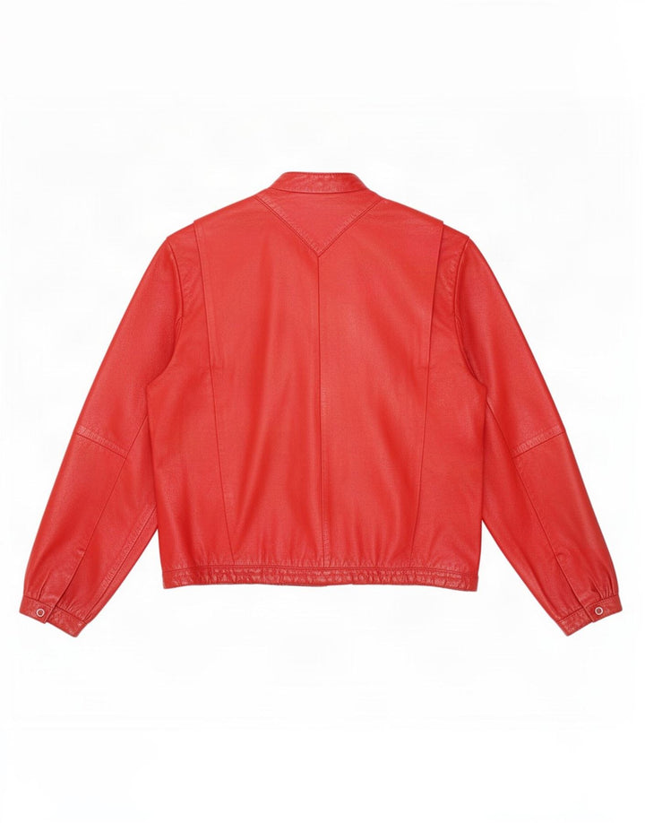 Beged-Or Veste en cuir pour femme UK 16 Large Rouge