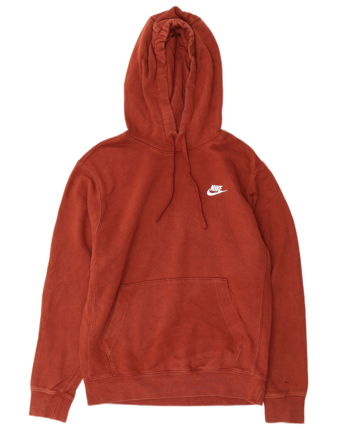 Nike Pull à capuche pour homme Petit coton marron