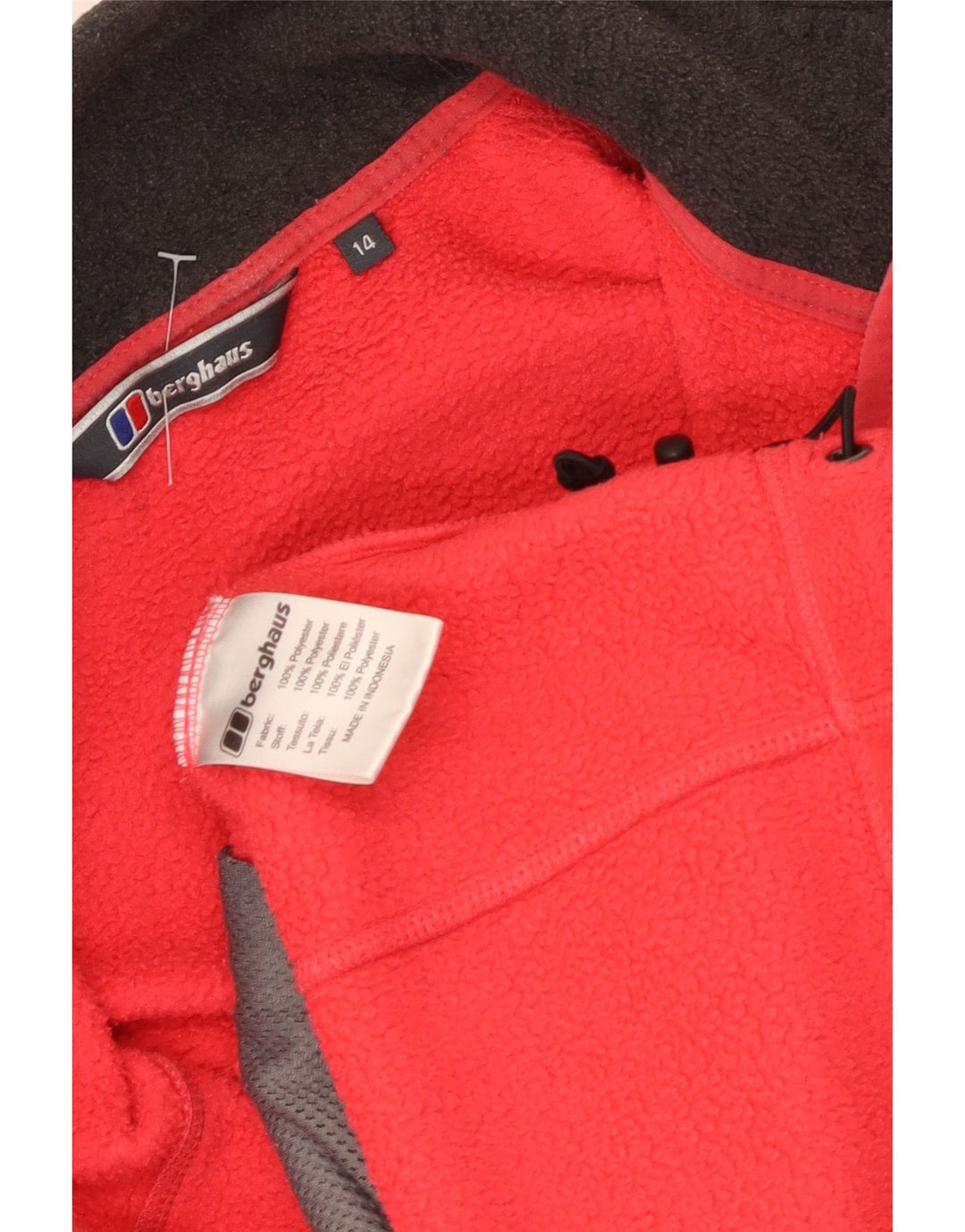 Berghaus Veste Polaire Femme UK 14 Large Rouge Polyester
