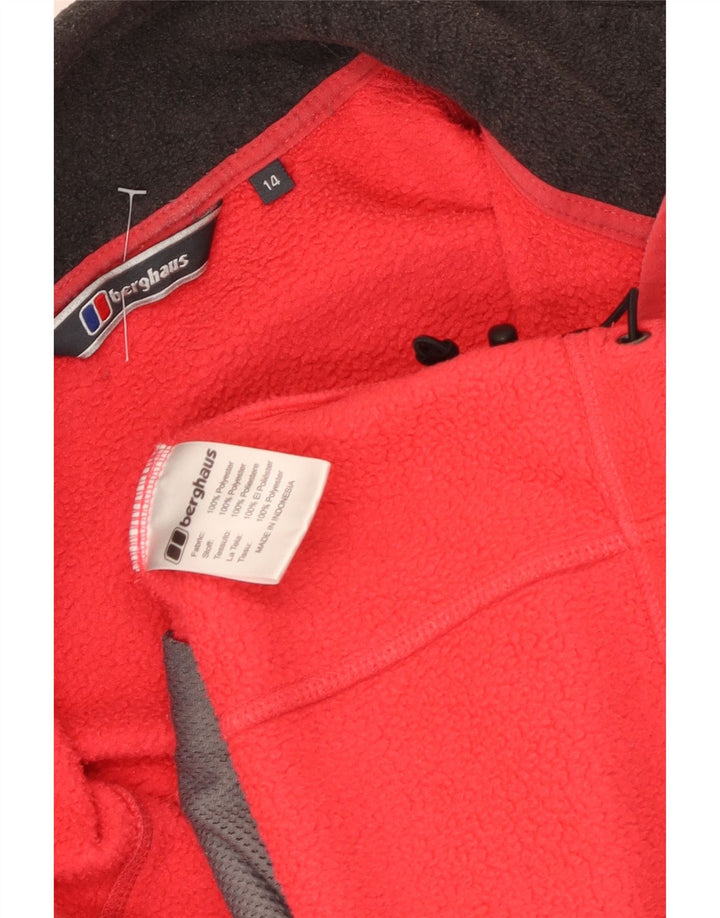 Berghaus Veste Polaire Femme UK 14 Large Rouge Polyester