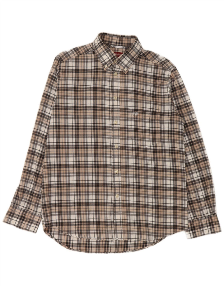 Carrera Chemise Regular Fit en Flanelle Coton à Carreaux Multicolore Moyen Homme