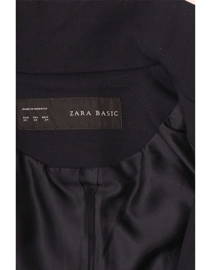 Zara Femme Pardessus UK 6 XS Bleu Marine