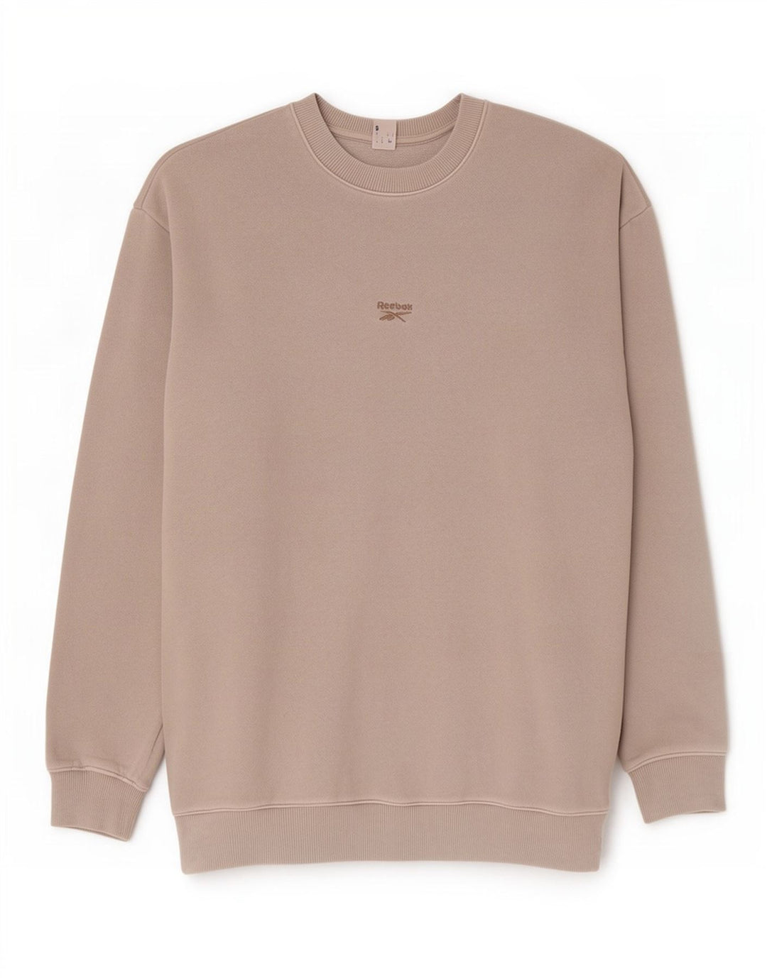 Reebok Sweat-shirt coupe ample pour homme, petit, gris, coton