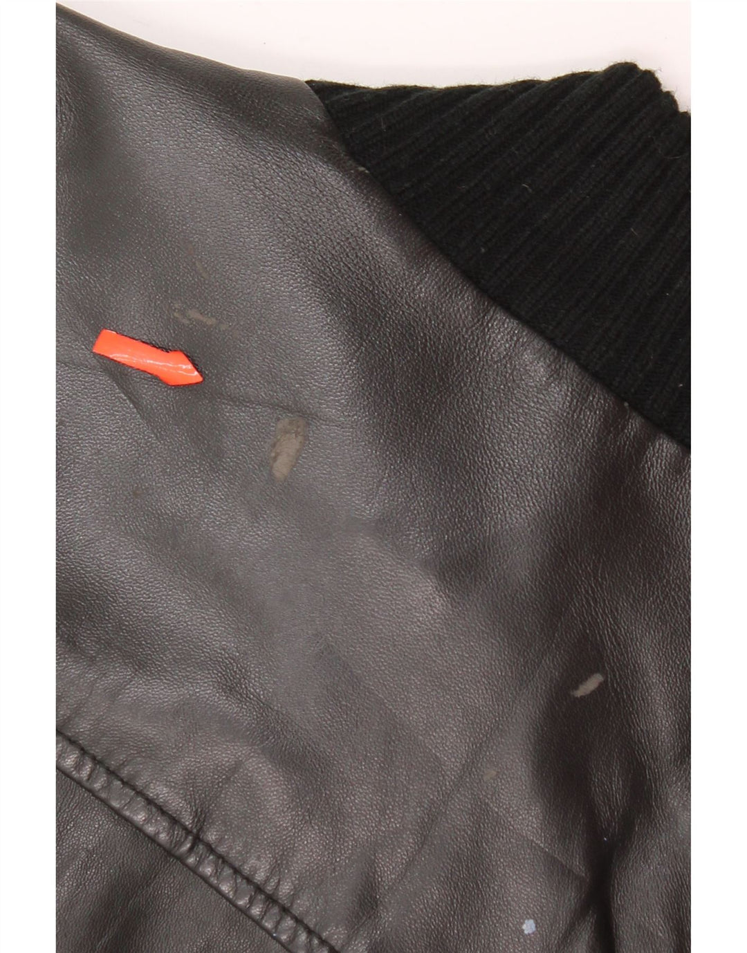 Conbipel Veste en Cuir Bomber Homme IT 48 Cuir Noir Moyen