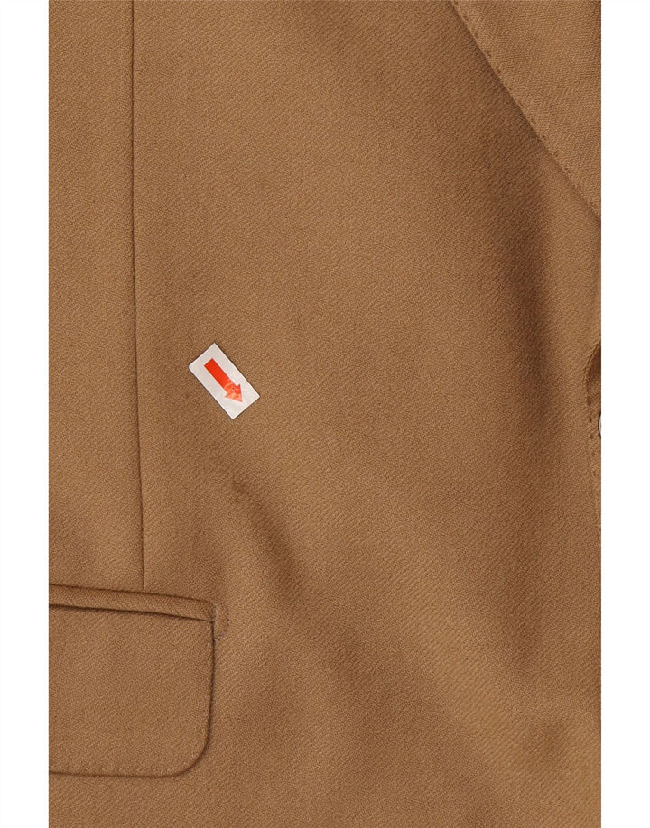 PIERRE CARDIN Veste blazer 2 boutons pour homme UK 40 Large Beige