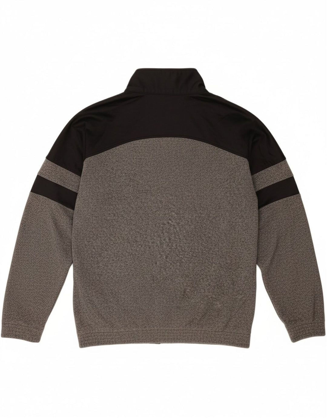 CHAMPION Mens Graphic Tracksuit Top Jacket Medium Grey Colourblock Cotton Vintage Champion and Second-Hand Champion from Messina Hembry 