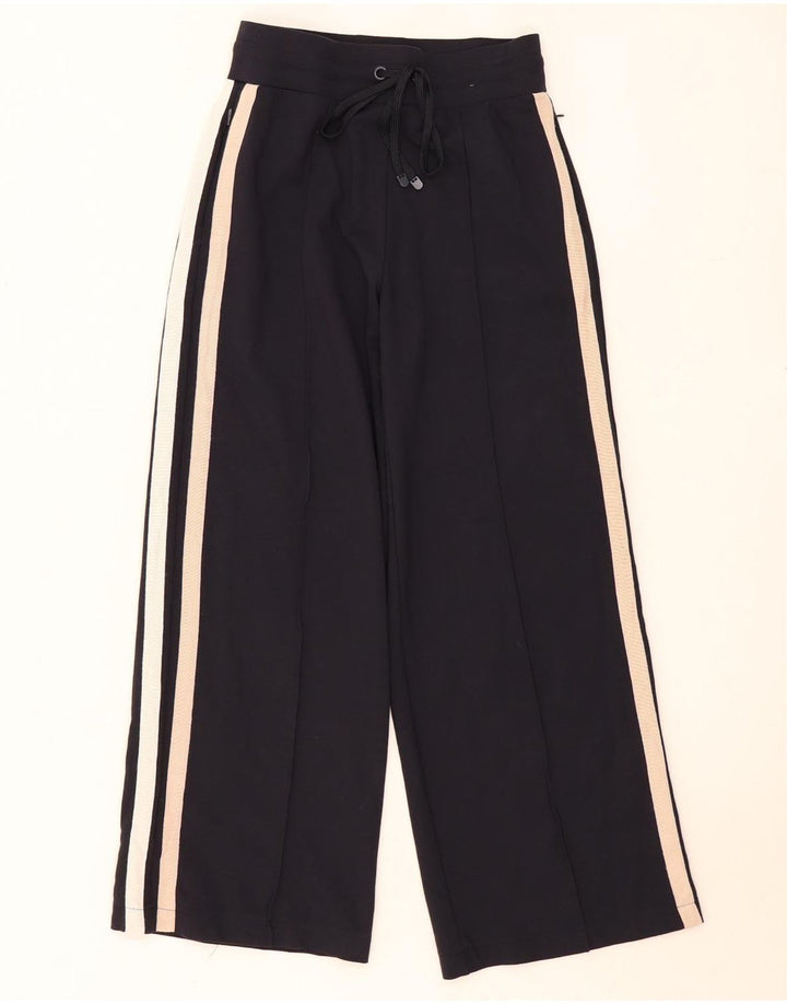 Marks & Spencer Pantalon de survêtement Capri pour femme UK 8 Small Bleu marine