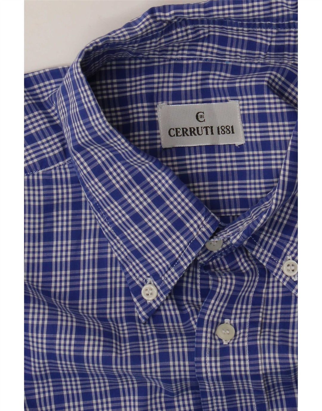 Cerruti 1881 Chemise Homme XL Bleu Carreaux