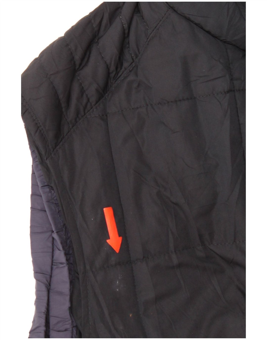 Massimo Dutti Gilet rembourré pour homme UK 44 2XL Bleu marine Polyester