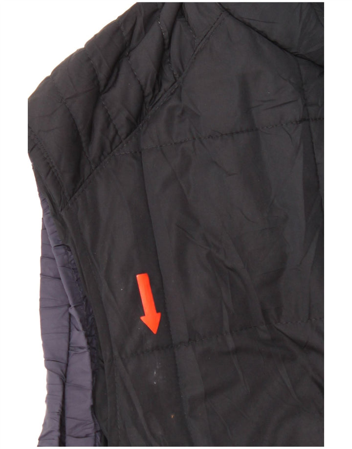 Massimo Dutti Gilet rembourré pour homme UK 44 2XL Bleu marine Polyester